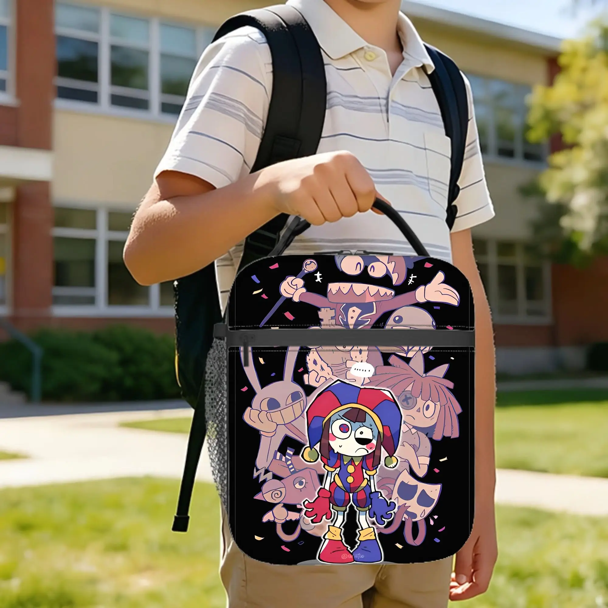 

Термосумки TADC для обедов, многоразовые, с мультяшным дизайном, портативные ланч-боксы для девочек и мальчиков, для офиса и активного отдыха