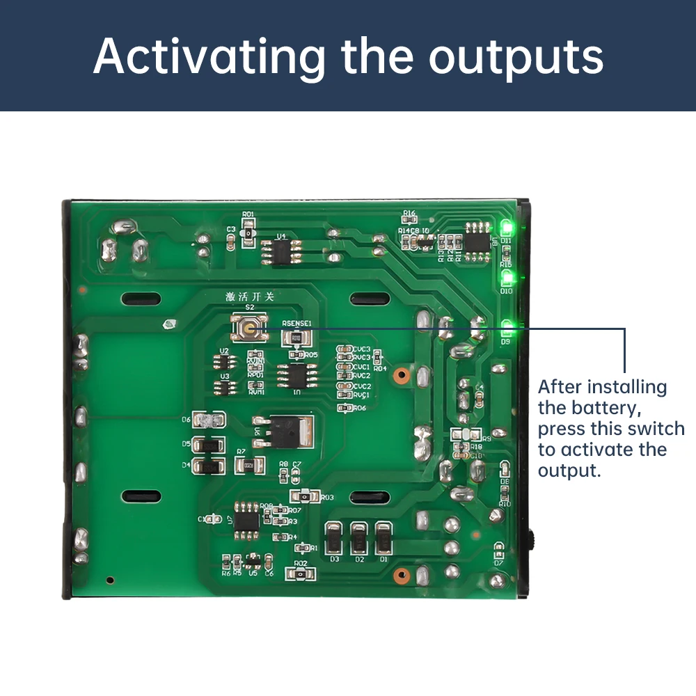 USB 5V para DC 9V 12V salida 3x18650 batería UPS DIY caja de banco de energía para enrutador teléfono móvil tableta módem cámara CCTV