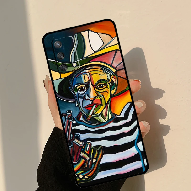 Picasso Abstract Art Painting For OPPO A74 A54 A94 A53S A54S A31 A5 A9 A52 A72 A91 A93 A96 A15 A17 A57 A77 Phone Case