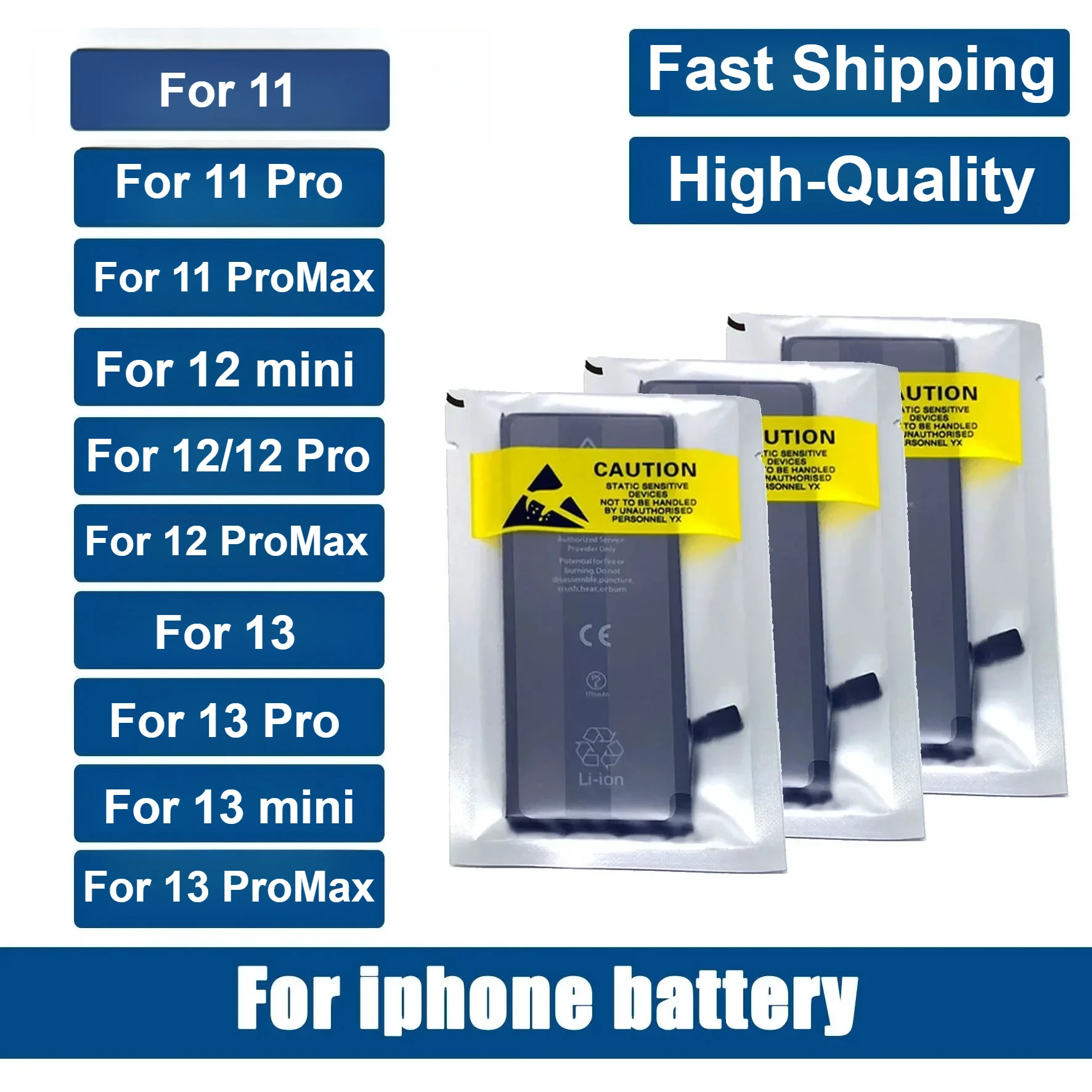 جديد 0 دورة بطارية الهاتف المحمول آيفون 11 11Pro 11ProMax 12/12Pro 12ProMax 12Mini 13 13Mini 13ProMax بطاريات بديلة #1