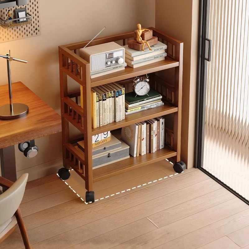 Small Save Space Bookcases Interior Fashion Vintage Room Decor Irregular Book Shelf Universal Estante Livros Trendy Furniture