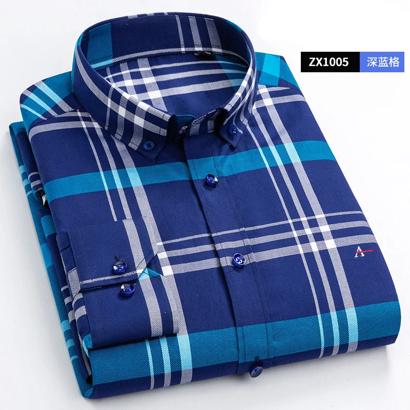 2023 Camisa Listrada masculina bolsa de roupas de marca mens camisa de manga longa versão camisa slim fit camisa casual homens