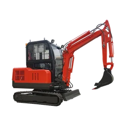 Farm greenhouse crawler small excavator, household engineering, indoor crushing small hook machine customization