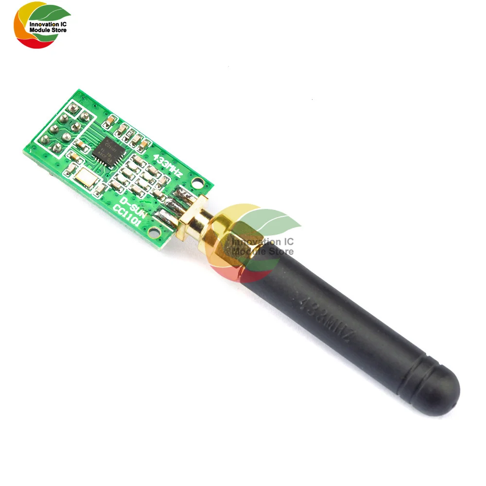 CC1101 Wireless RF Transceiver Board Module 315/433/868/915MHZ+SMA Antenna Wireless Module Supports 2-FSK GFSK or MSK Modulation