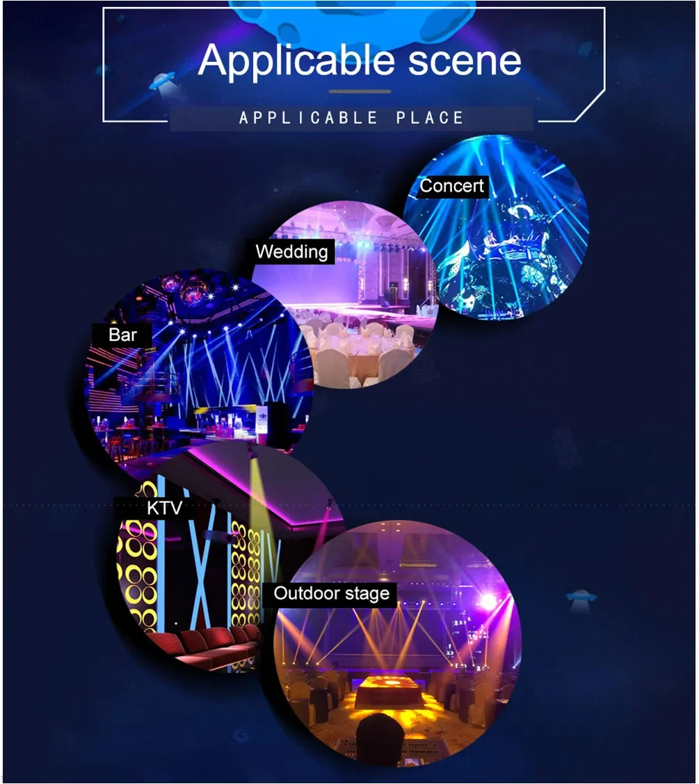 RGB 54x3W LED Stage Light 54LED DMX512 Sound Activated Chrisrmas Party Lighting for Holiday Club DJ Disco Bar 2026 New Year Show