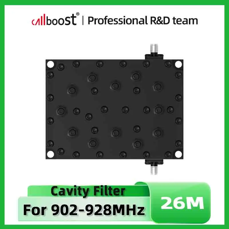 Callboost Cavity Filter 915 MHZ 26 M For Helium Lora Flarm Repeaters Band-Pass 915 MHz Cavity Filter High Out Band Rejection