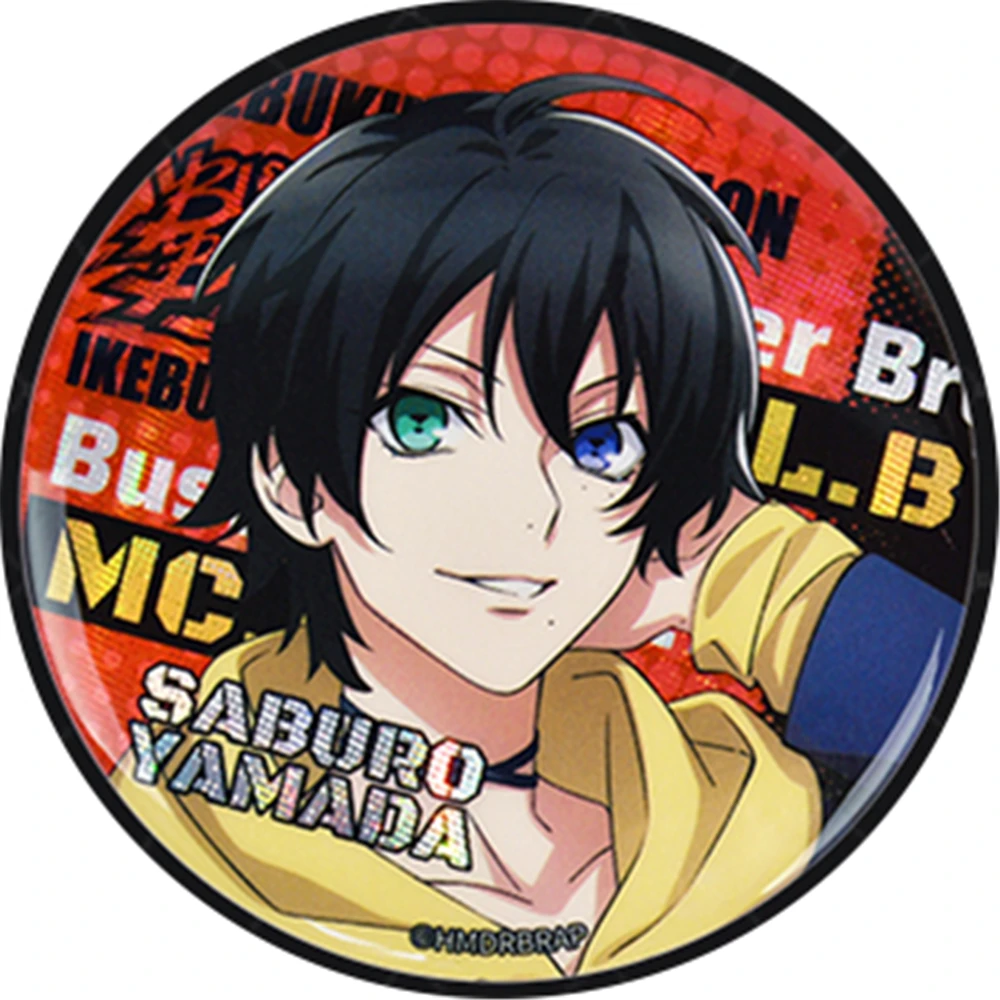 58mm Anime Hypnosis Microphone Division Rap Battle DRB Izanami Hifumi Cosplay COSTUME Badge Pin SPTE Tinplate Brooch﻿ Prop Gilf