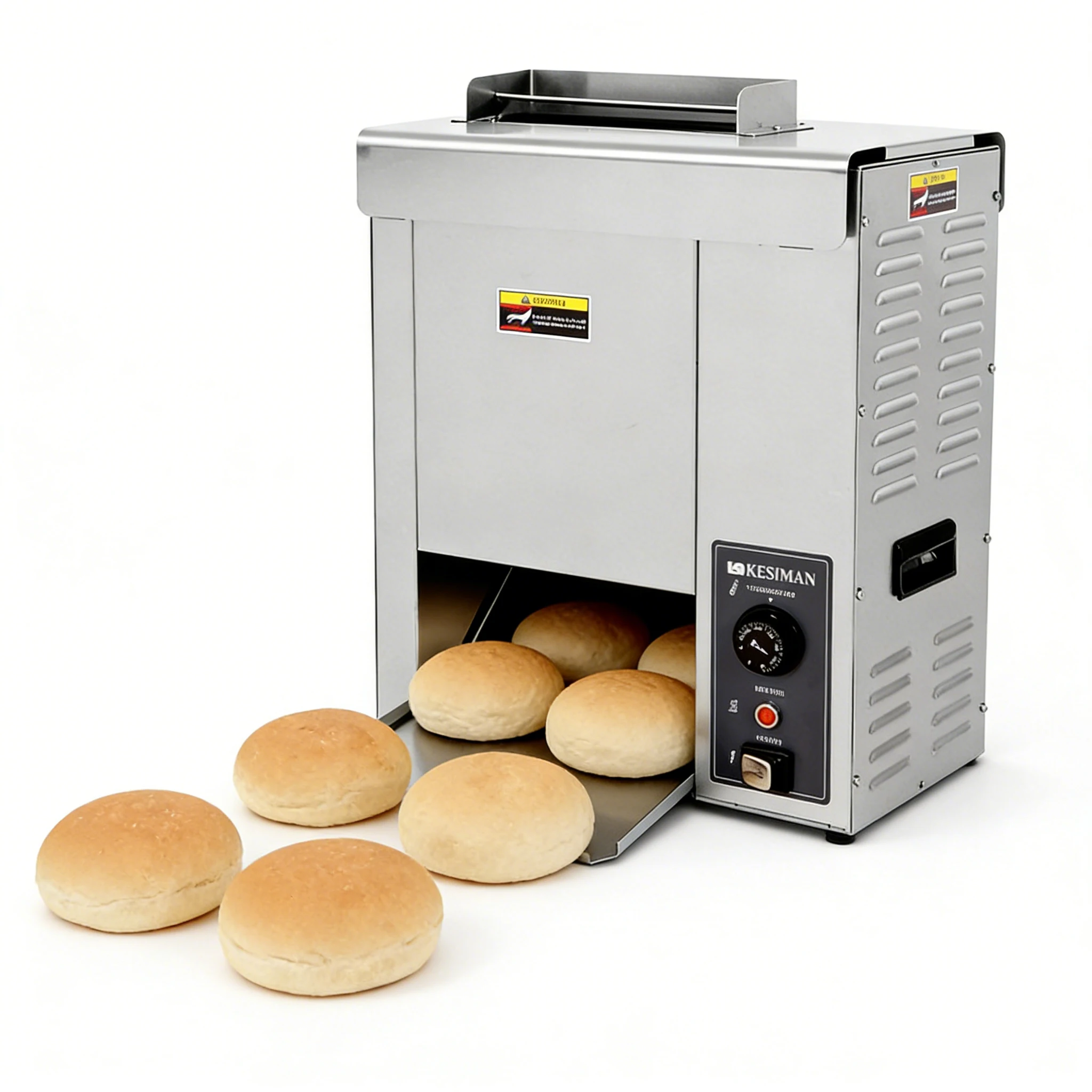 T*& Automatic Hamburger Heating and Baking Machine with Precise Temperature Control and Adjustable Thickness Settings