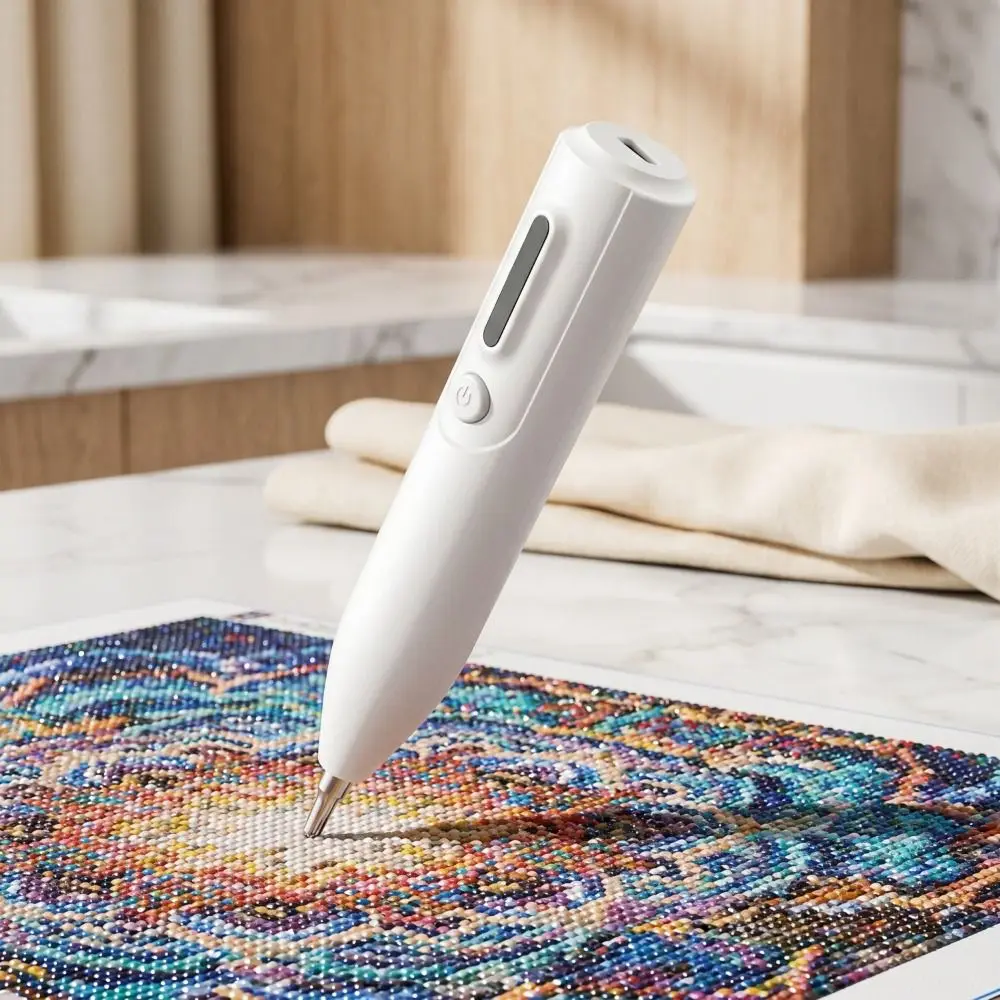 Absorbing Diamond Electric Diamond Painting Pen Electric Suction Metal Tip Diamond Painting Tool Painting Tool Magic Tool Pen view 4