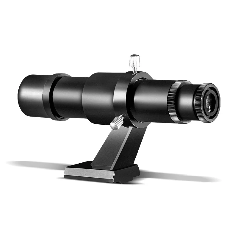 Portable 5x24 Finder Scope Astronomical Telescope Finder Scope with Inline Base Stand  Multi Use Crosshair Telescope Finderscope