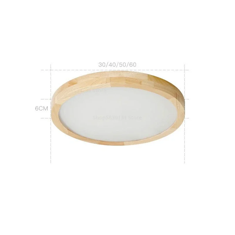 Imagem -05 - Arte de Madeira Moderna Led Luzes de Teto 6cm Ultra-fino Cceiling Iluminação Cozinha Luz Teto para a Decoração do Salão Luminárias