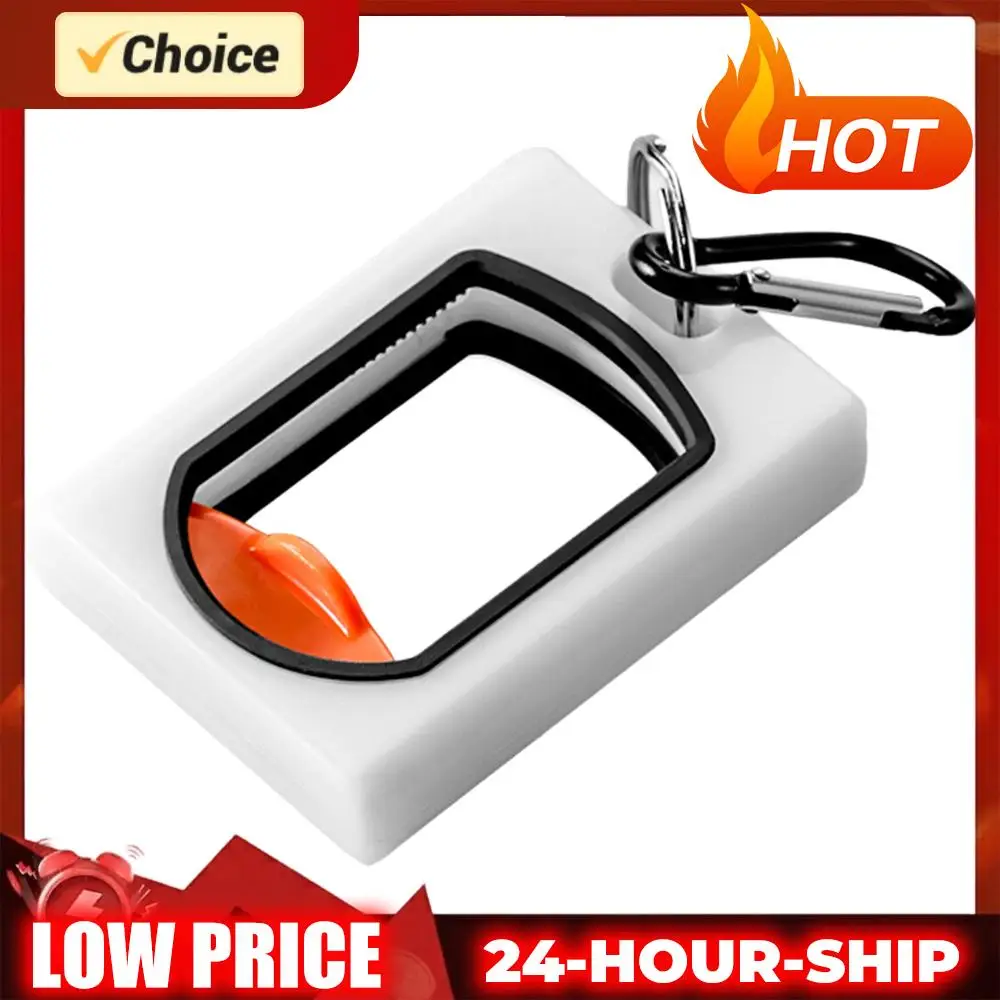 Square Cable Tie Holder Glow In The Dark Plastic Cable Organizer Holder Wire Tie Tightener for Multi-Purpose Indoor Outdoor Use