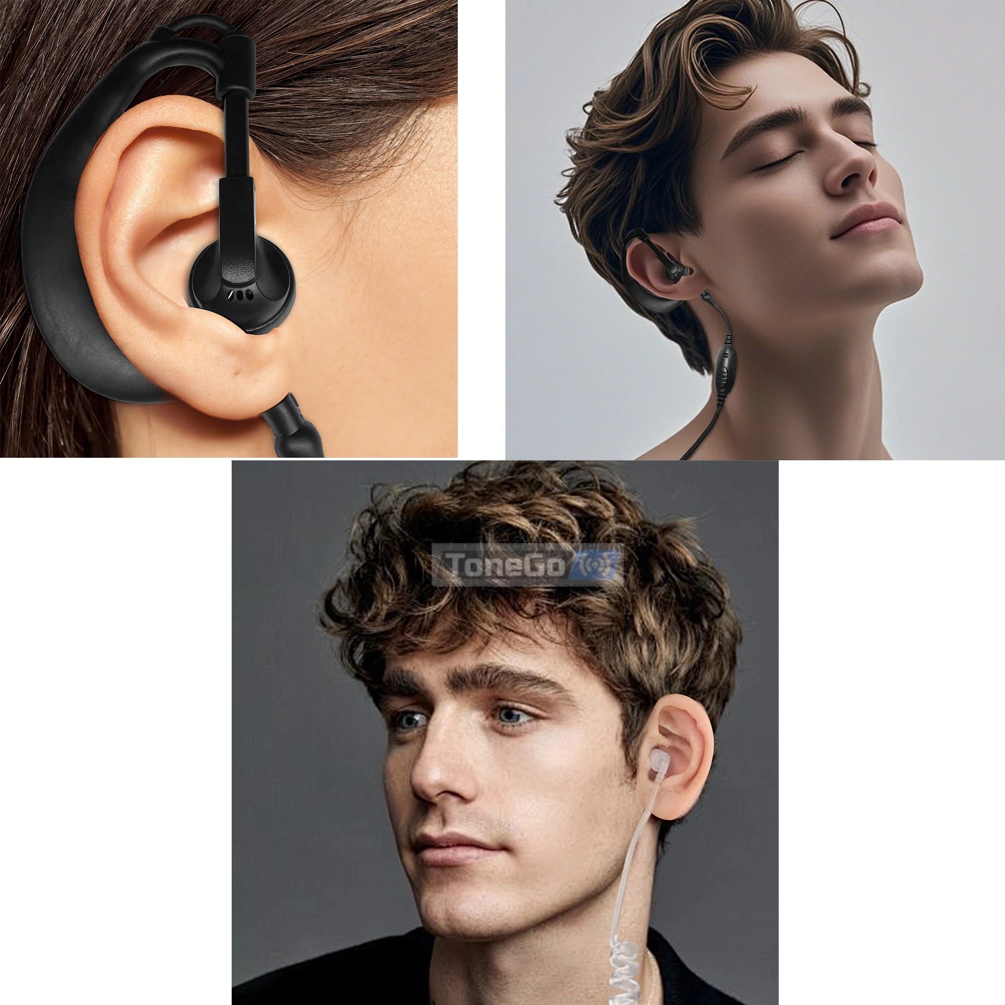 iradio UV-98 Plus Headset GP328 Plus Acoustic Tube Headset Big PTT Earphone Mic For RT-880 GP344 GP388 GP644 PTX700 Plus Radio