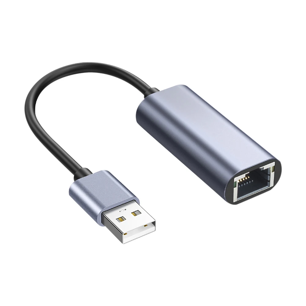 RTL8153/ RTL8152B Chips adaptador Ethernet USB/tipo-c a RJ45 tarjeta de red cableada 100/1000Mbps para PC con Windows