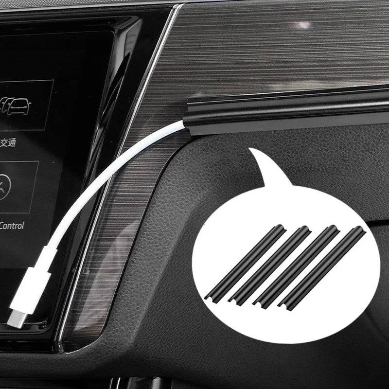Sleek Car Cable Organizer Kit Universal Sleeves for a Neat Damage-Free Interior Protect Charging Wires Enhance Aesthethetic