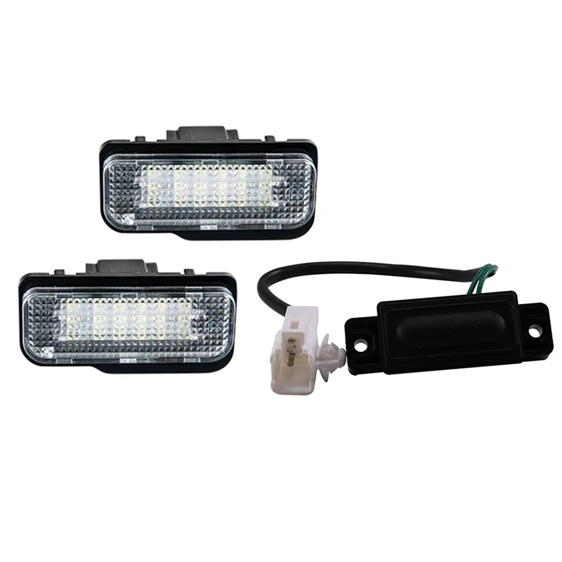 Lampu Plat Nomor LED 2x untuk Mercedes-benz W203 5D/W211/W219/R171 & 1x Boot Sakelar Bagasi Belakang untuk Suzuki Swift / SX4