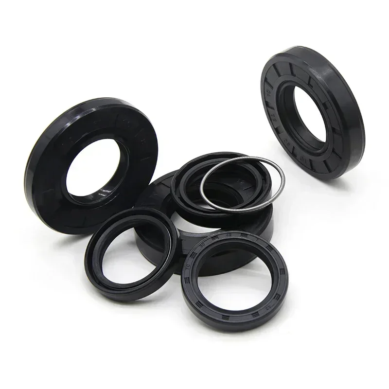 ID30mm NBR النفط الختم TC-30 * 38/40/42/45/46/47/50/52/55/58/60/62/65/70/72/75*5/6/7/8/10/12 مللي متر النتريل المطاط رمح مزدوجة الشفاه طوقا