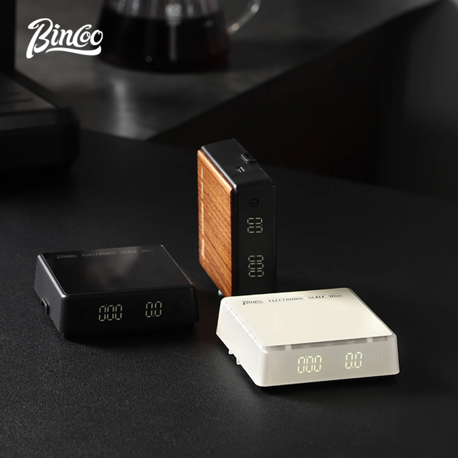 Bincoo-báscula electrónica de café italiana, pesaje especial de granos de café, elaboración manual inteligente, Mini báscula portátil, aparato de café