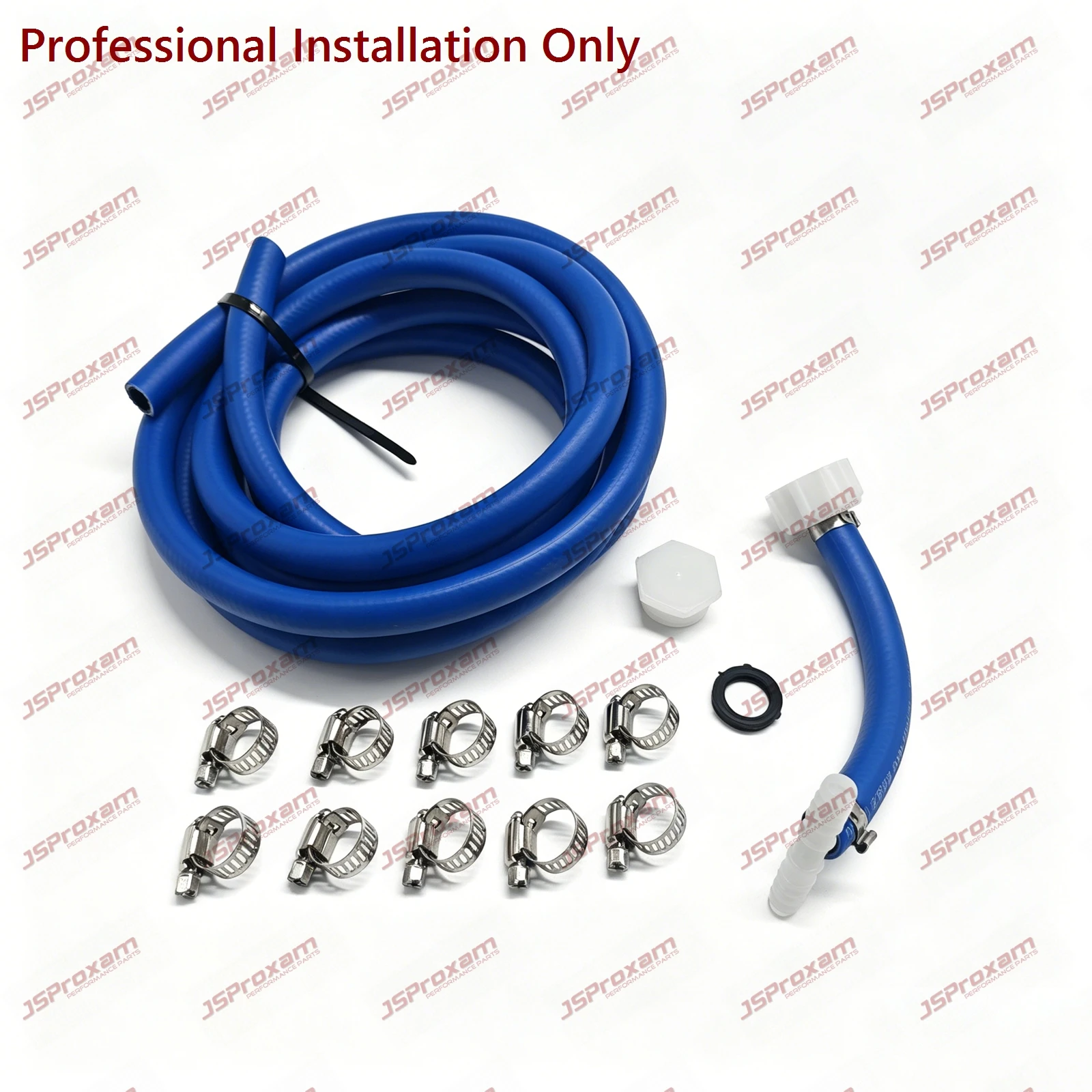 Atlantis For Kawasaki Flush Kit Blue Color Matched 3/8 Water Hose Kit A2500XBL