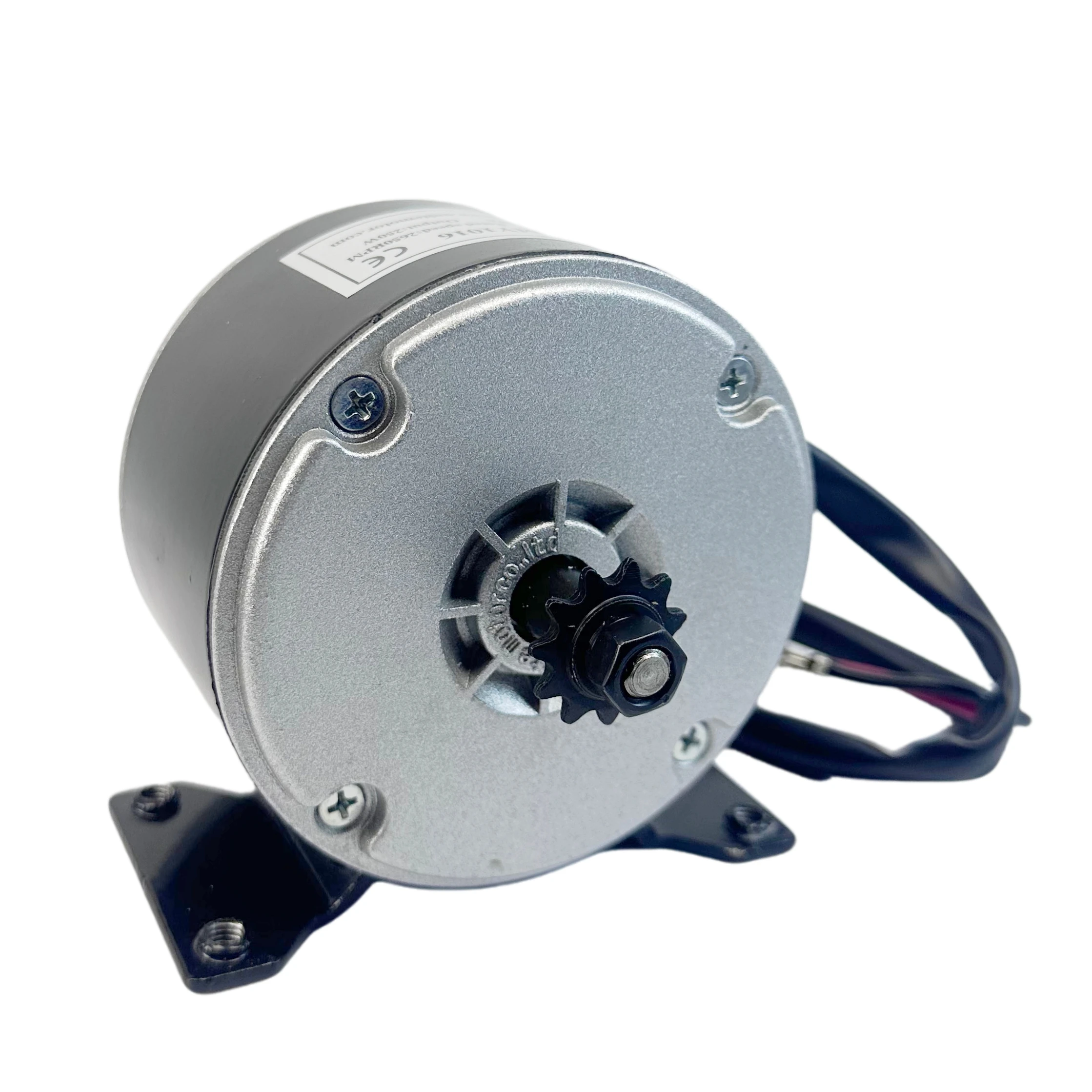 Silnik szczotkowy DC 250W 12V 24V 36V 11T o wysokiej prędkości, silnik szczotkowy MY1016, silnik prądu stałego z magnesami trwałymi. — zdjęcie 4