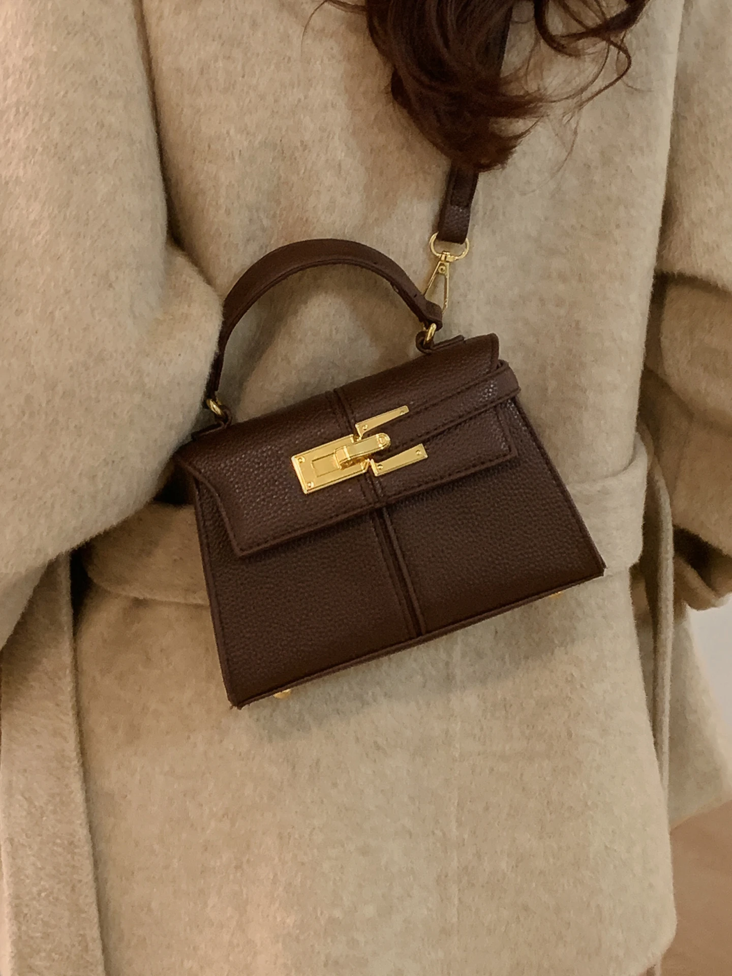 

Элегантная универсальная сумка-кроссбоди в ретро-стиле из высококачественной кожи для женщин, модная осенне-зимняя сумка