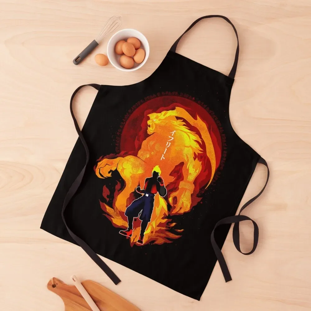 

Hell fire Apron Smock for hairdressing Waterproof Kitchen For Women Apron