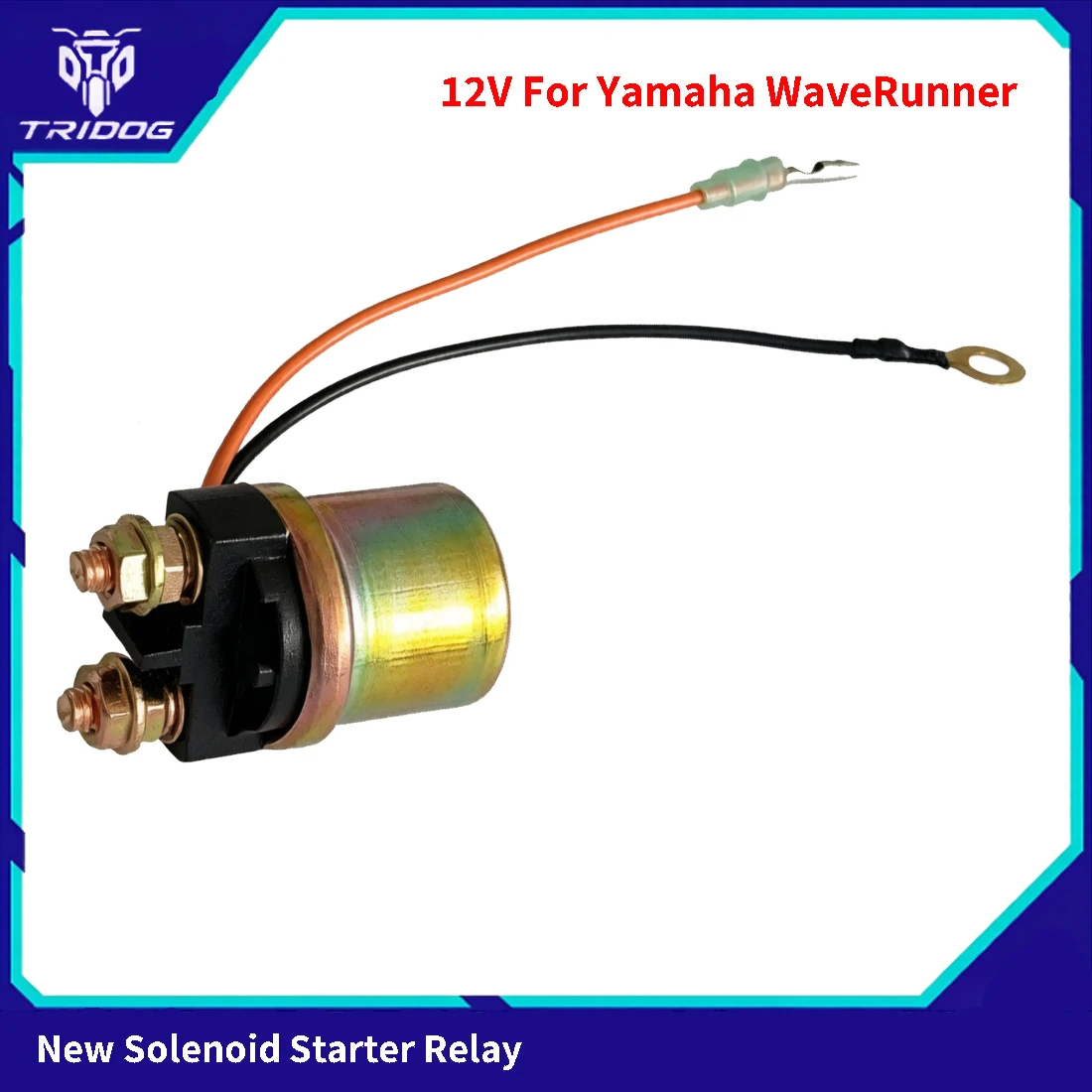 12V Starter Solenoid Relay for Yamaha WaveRunner GP760 GP800 GP1200 WR500 WRA650 1987-2001 6G1-81941-10-00 6G1-81941-00-00