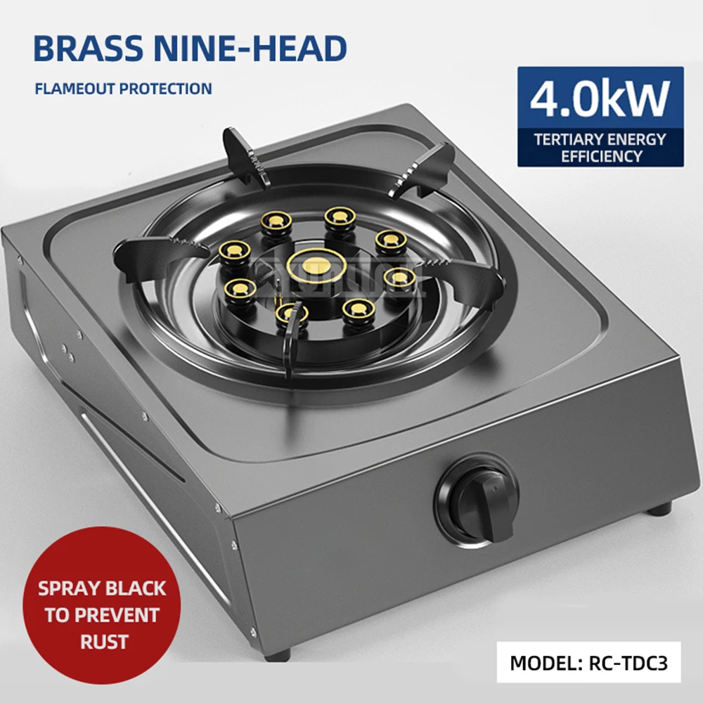 คุณภาพดีในครัวเรือนสแตนเลสประหยัดพลังงานเตาเดสก์ท็อปเตาเดี่ยวเครื่องครัวทําอาหาร