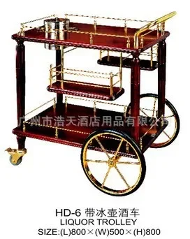 Professional provision of stainless steel titanium and other hotel supplies wine truck, hotel service wine truck