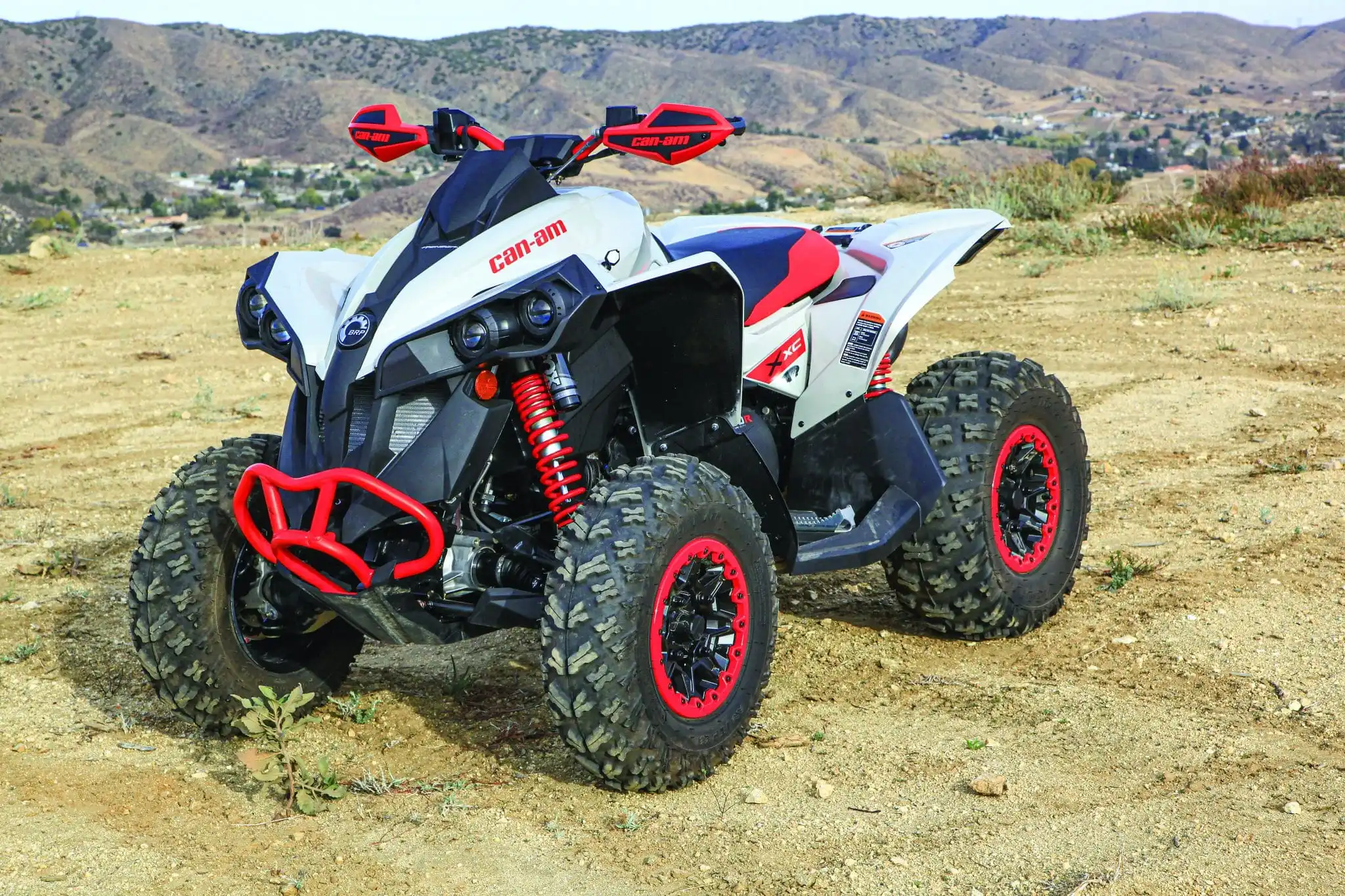 

The new 2022 CAN-AM RENEGADE X MR 1000R 4x4 ATV 4WD EEC EPA Ready to ship