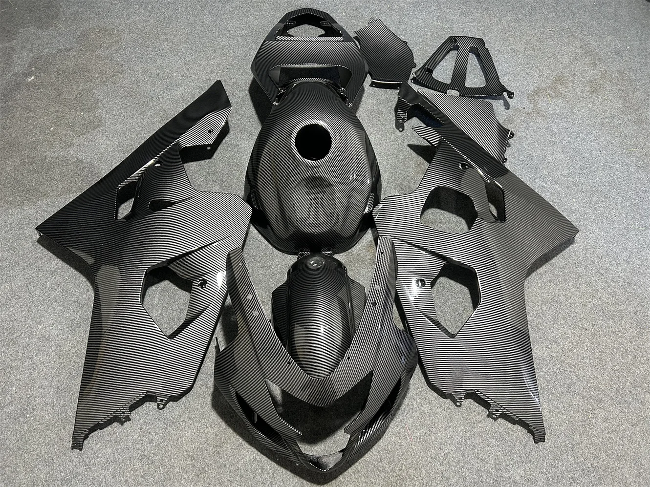 The Motorcycle Fairing Is Suitable for GSXR600 2004 2005 GSXR750 04 05 K4 Body Fairing Carbon Fiber Paint Motorcycle Shell