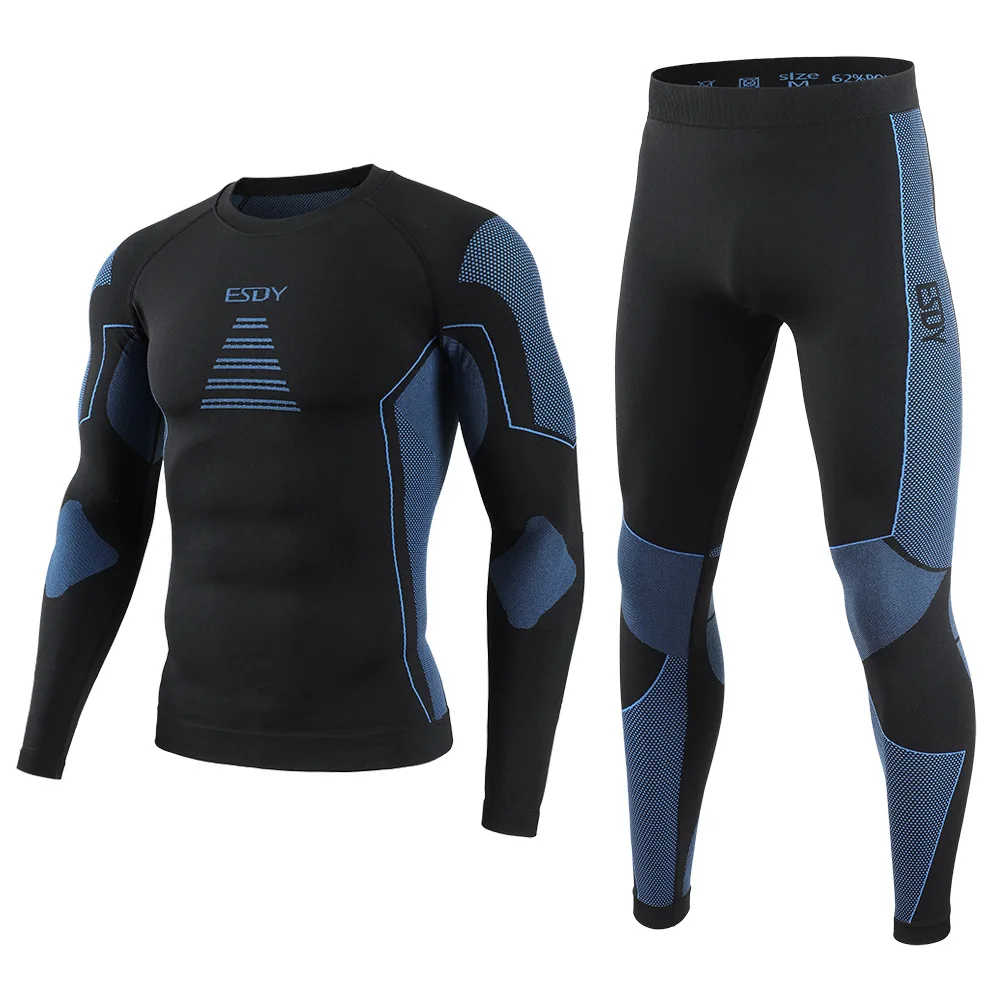 

Mens Breathable Thermal Compression Underwear Set Seamless Moisture Wicking Cycling Suit Man Outdoor Slim Fit Sports Wear