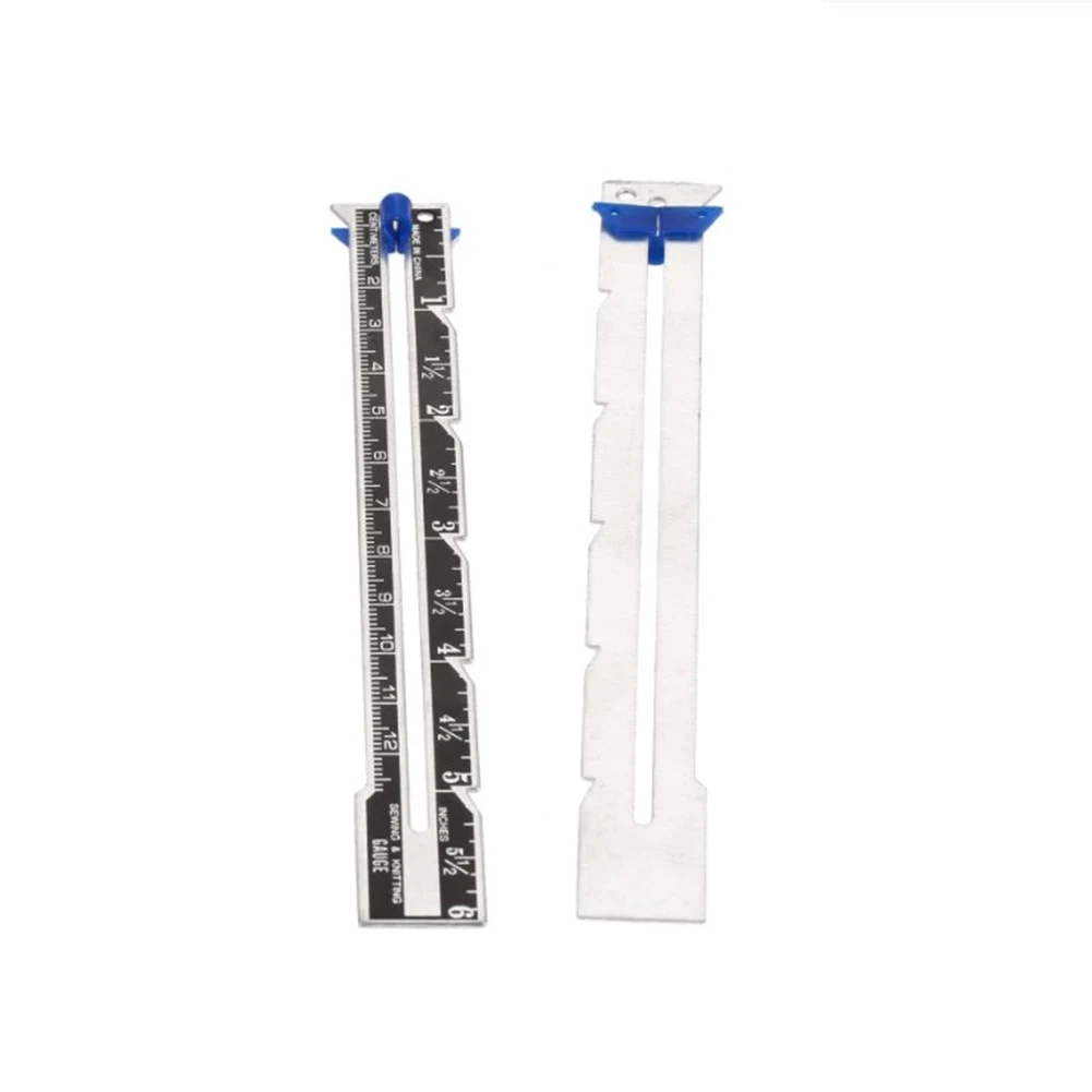 

High Quality Sewing Gauge Measuring Tool 0.67inch Width 1PC 5.91inch Length Multi-functional Knitting Projects