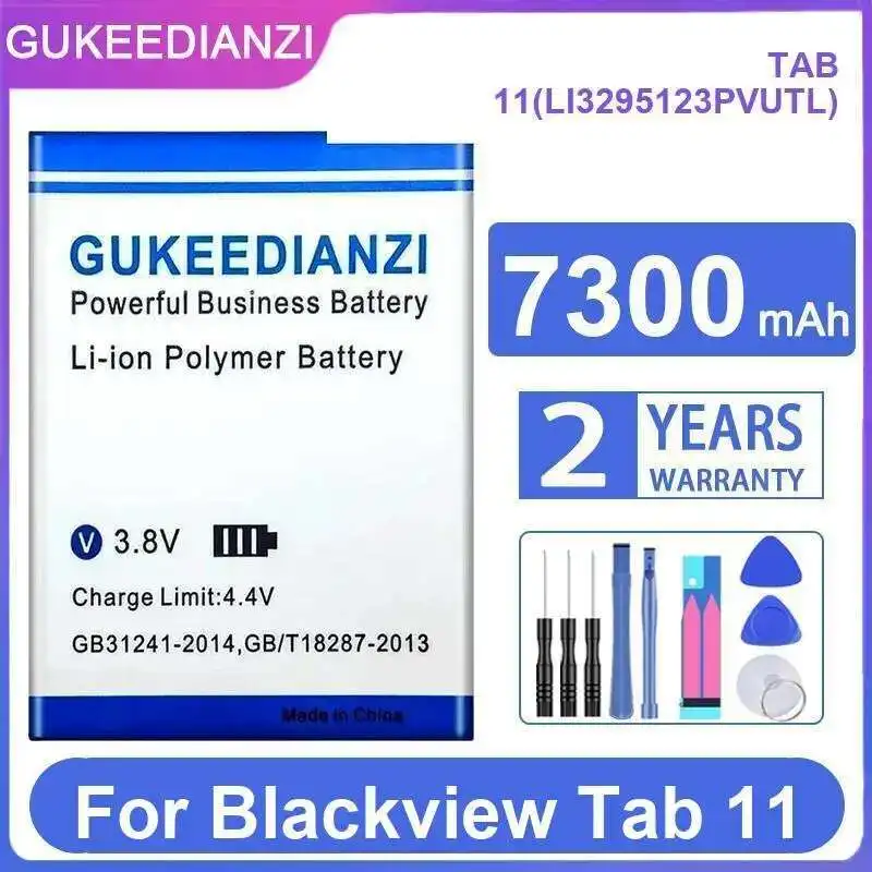 

For Blackview Tab 11 LI3295123PVUTL Long-Lasting Performance 7300Mah Tablet Battery