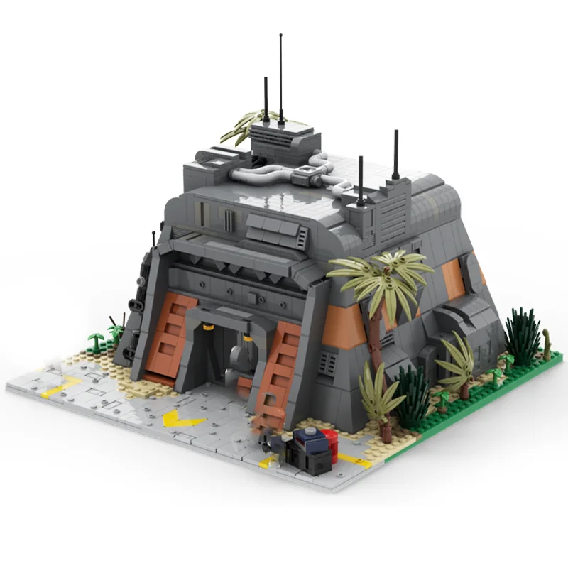 1954PCS MOC Classic Science Fiction Movie (Star Battle) SW Bunker/Barracks on Scarif Science Collection Series Christmas Gift