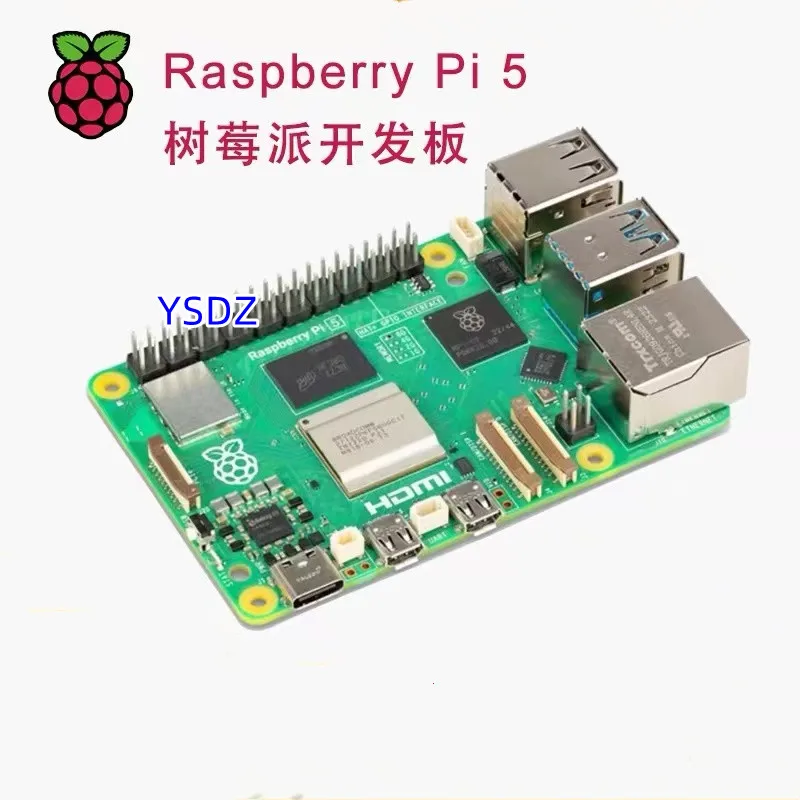 Official Original Raspberry Pi 5 Cortex-A76 Linux 4GB 8GB Arm Board Python programlama PCIe Gigabit Ethernet USB3.0