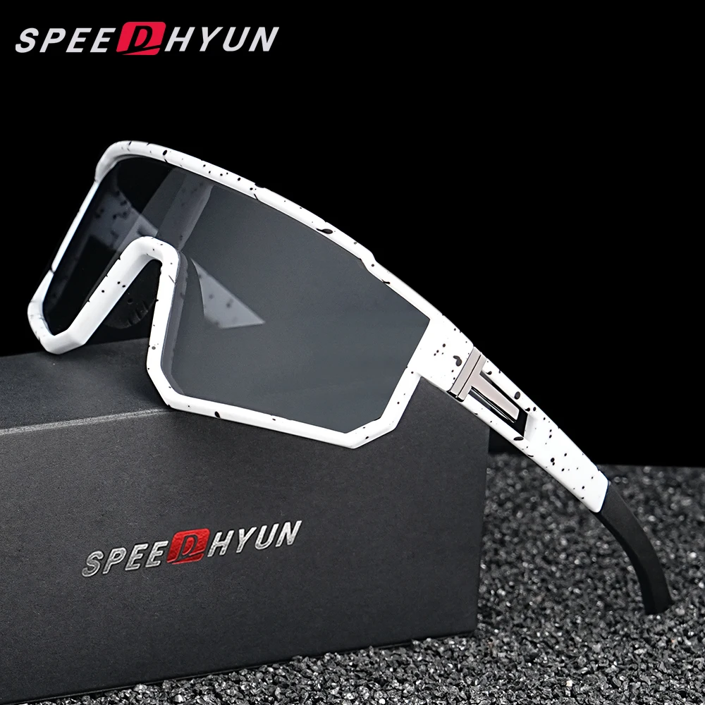 نظارات SPEEDHYUN لركوب الدراجات للرجال والنساء، نظارات UV400 للرياضات الخارجية وركوب الدراجات ومضادة للوهج