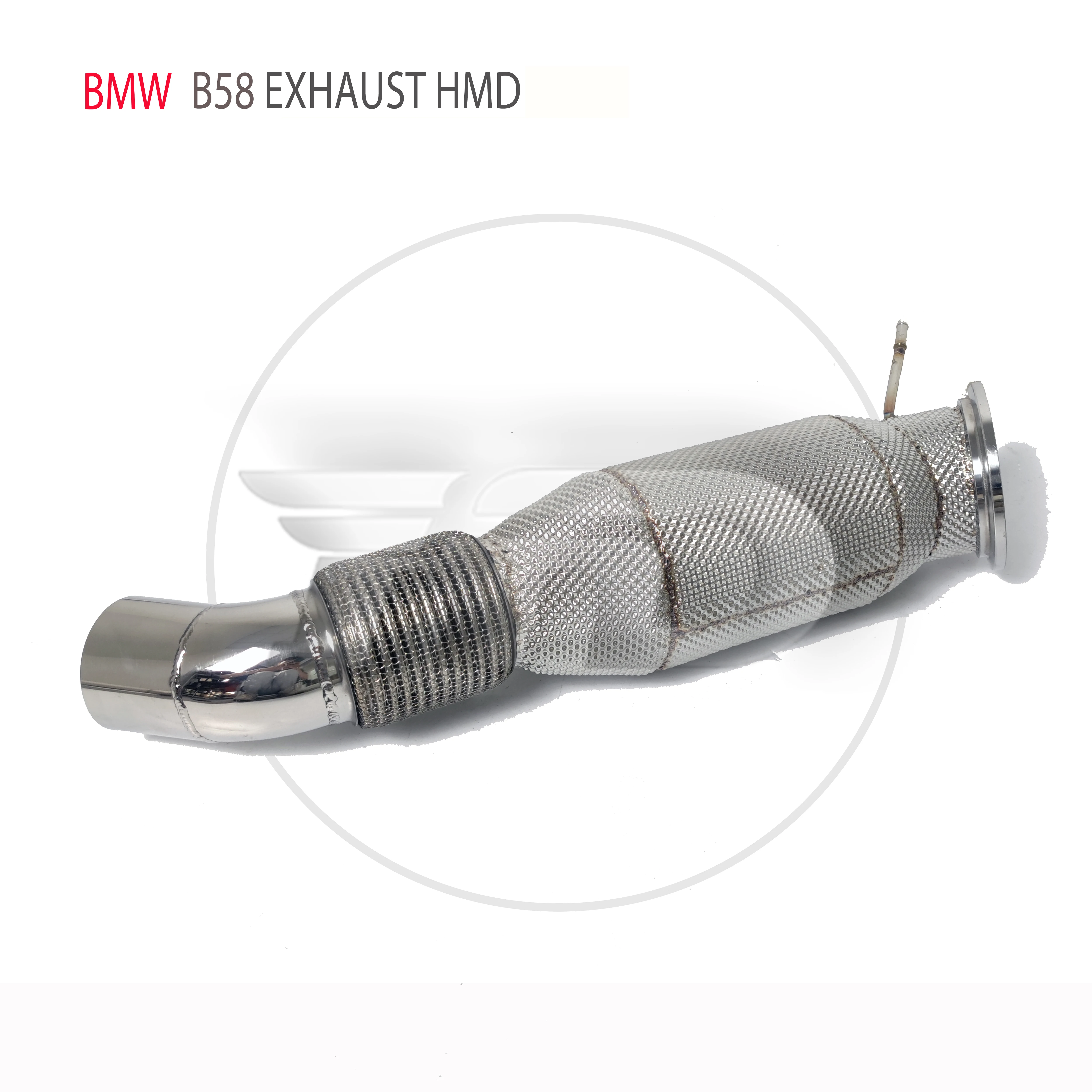 HMD Stainless Steel Exhaust System High Flow Performance Downpipe for BMW M340i M440i B58 3.0T Car Accessories With Cat Pipe