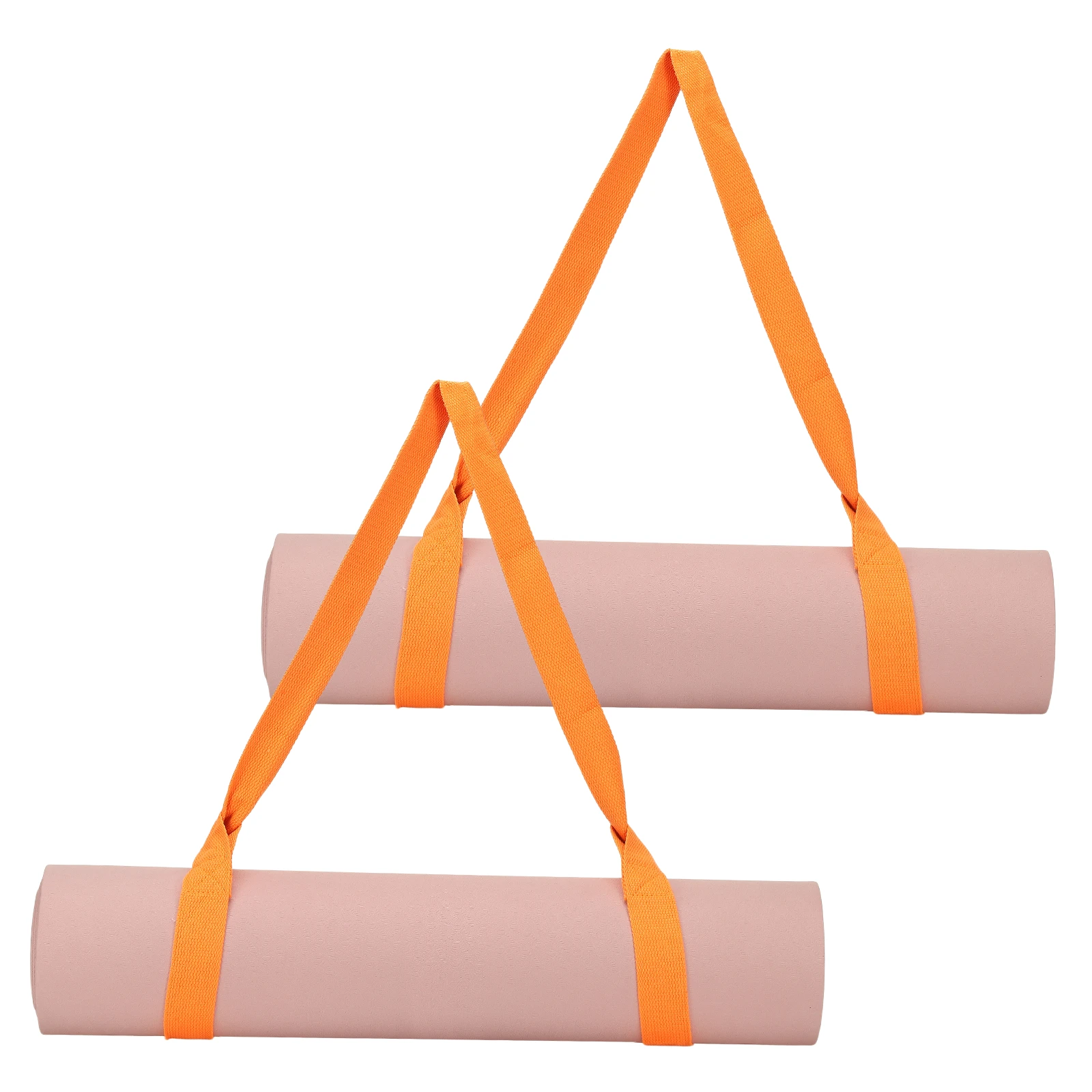 Uxcell 2pcs Yoga Mat Straps for Carrying Adjustable Exercise Mat Sling Holder Multi Purpose Mats Carrier for Women Pilates