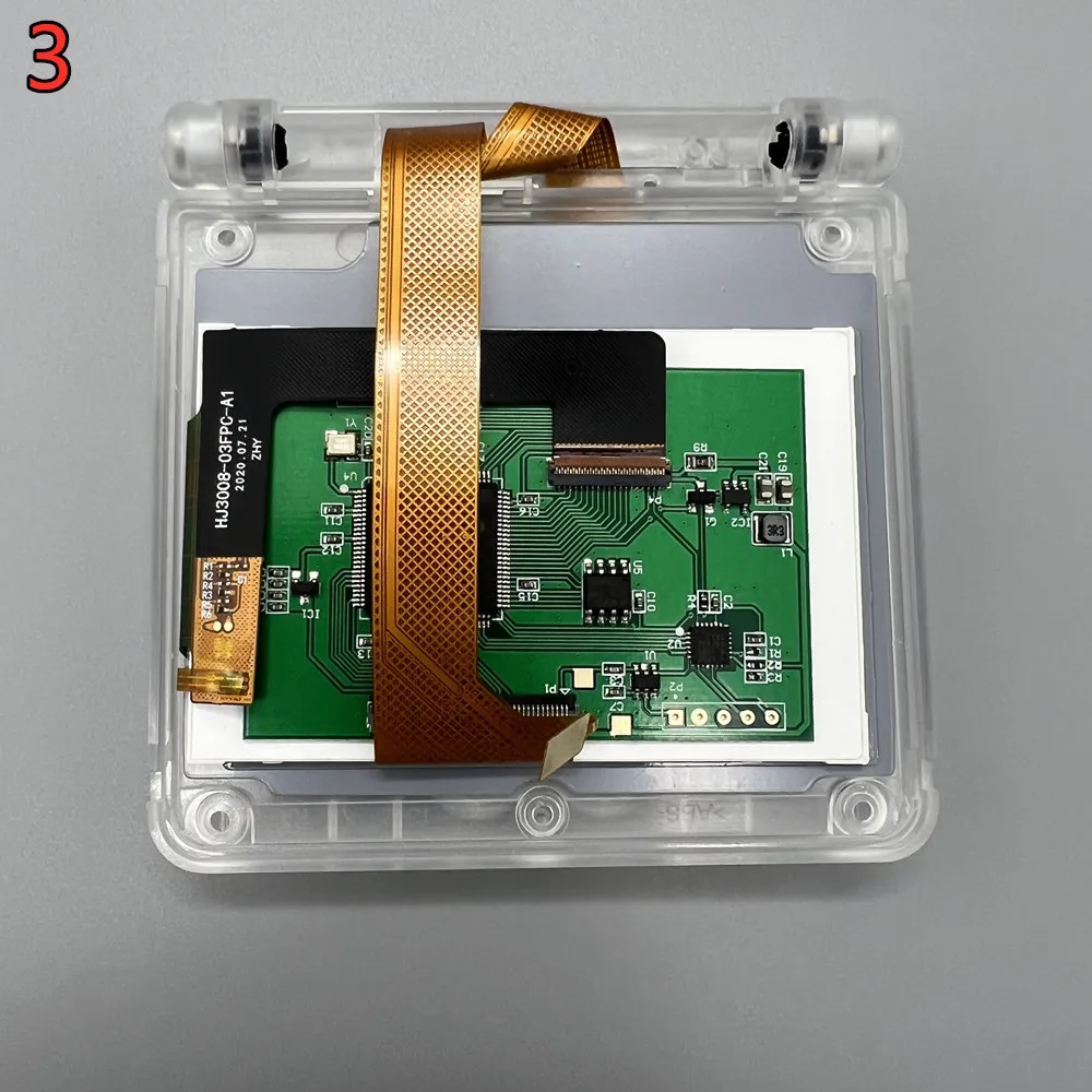 New 2022 new GBASP IPS LCD no cut shell required easy to install 3.0 "IPS high brightness LCD and shell kit for Gameboy