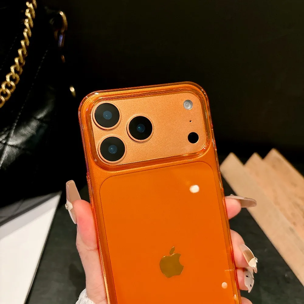 New Luxury Ultra-thin Transparent PC Phone Case For iPhone 17 Pro Max Air 17 Pro 16 15 14 13 Anti-fall Hard Clear Protect Cover