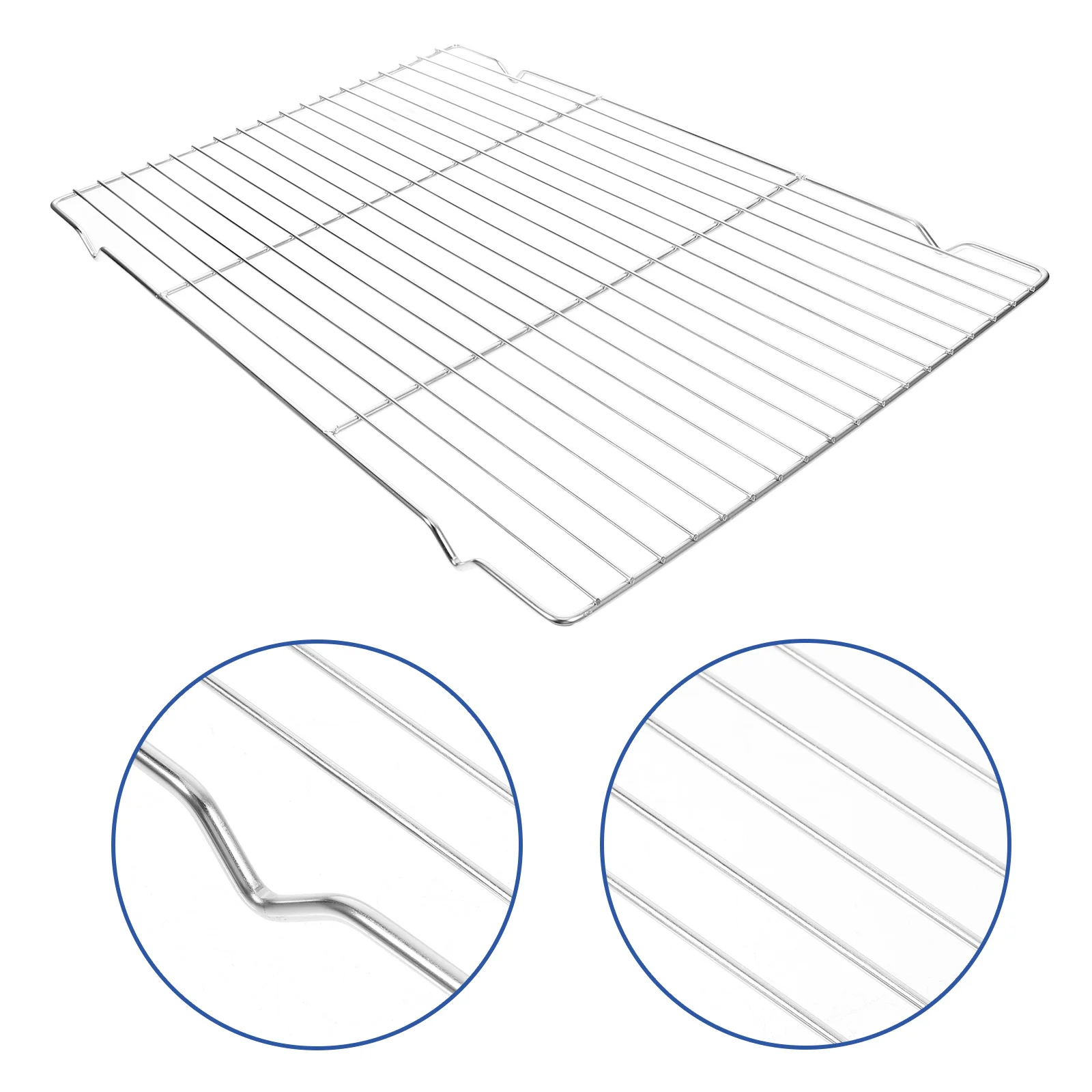 

Cooling Rack Stainless Steel Multifunctional Oil Draining Mesh Foldable Design for Grilling Baking Cooking Kitchen Accessories