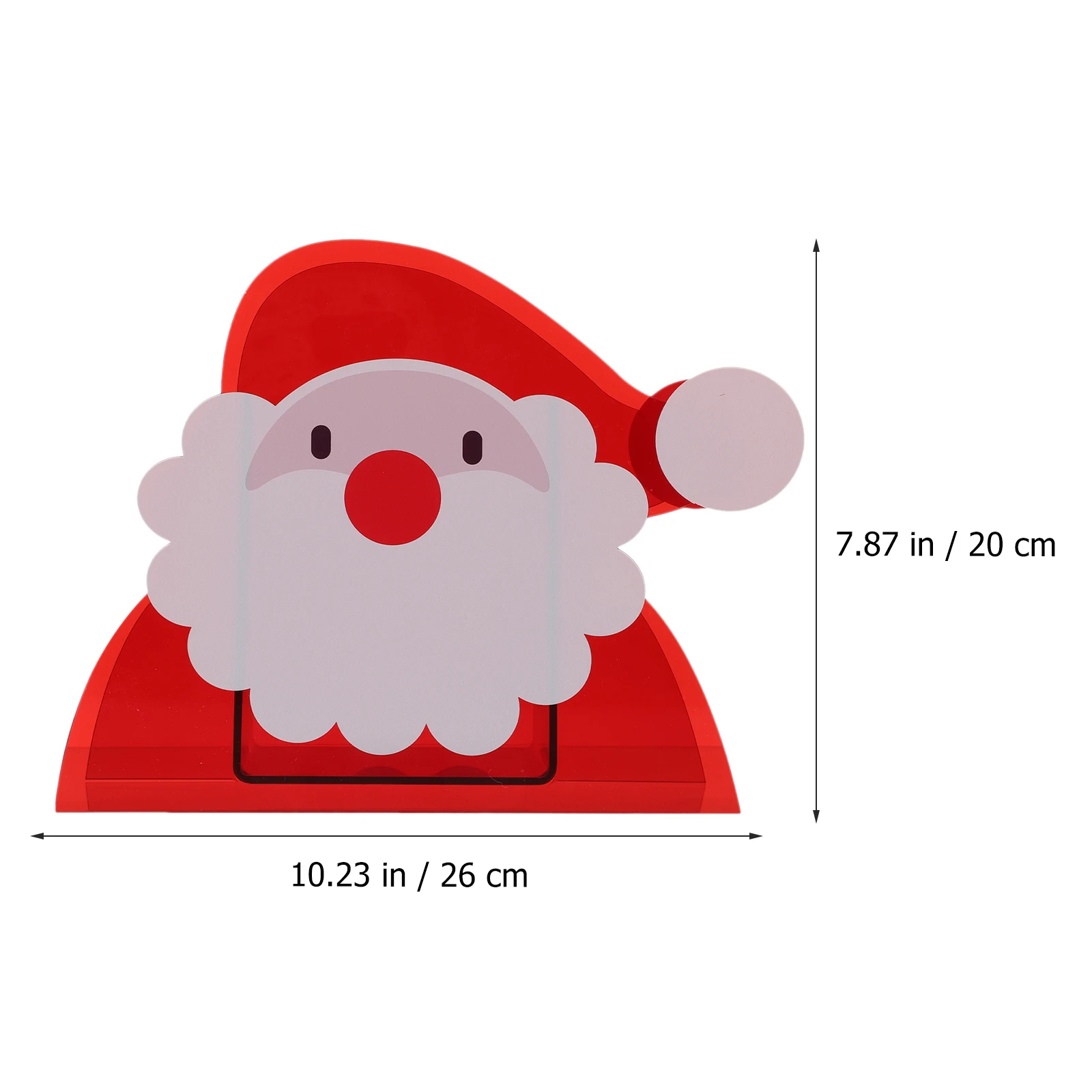 

Christmas Flower Pot Acrylic Plant Container Small Desktop Vase Supplies Multi function Flowerpot Holiday Home