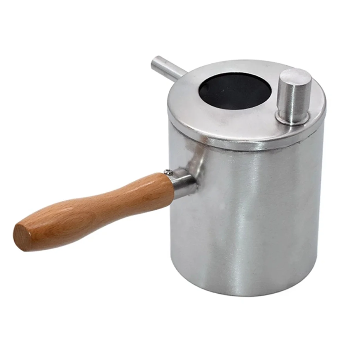 M05K Beeswax Pouring Pot Stainless Steel Beeswax Melting Pot Wax Melter Pot Candle Tool Wax Boiling Pot Beekeeping Tool