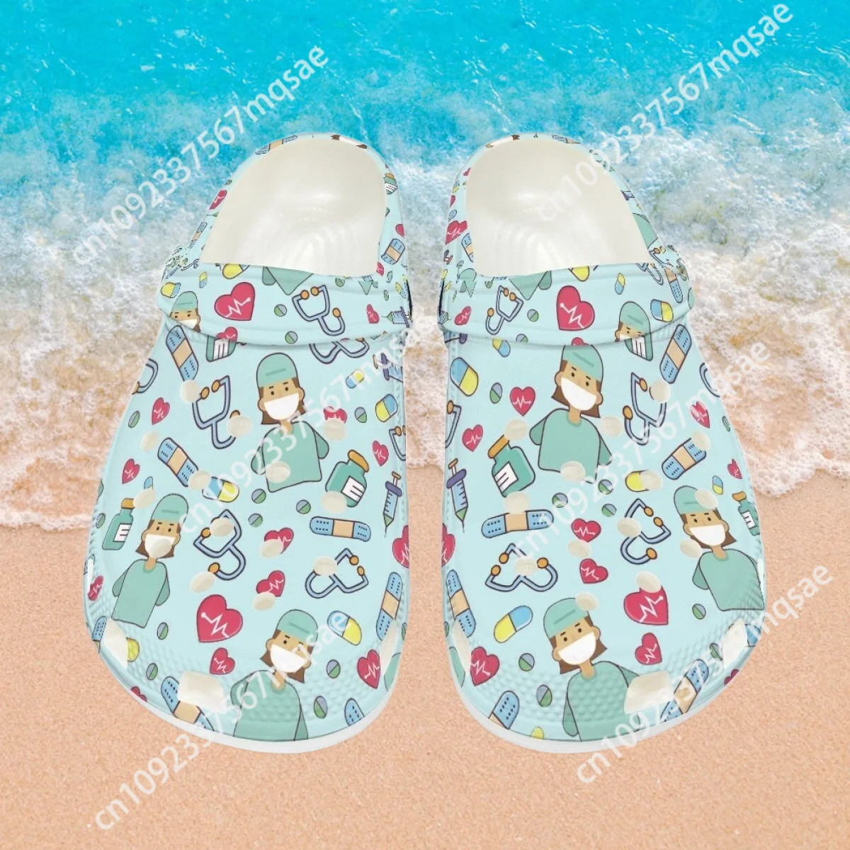 

Custom 2023 Medical Shoes EVA Non-slip Laboratory Doctor Clogs Non-slip Nurse Surgical Shoes Casual Beach Womens Work Clogs