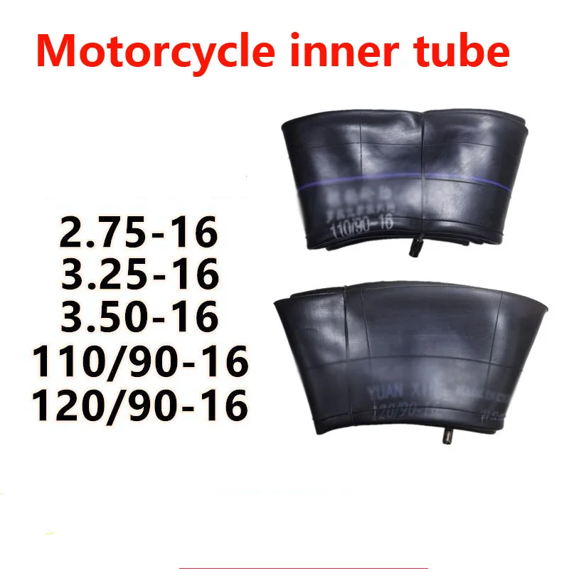 Motorcycle inner tube 16 inch 2.75-16  3.25-16  3.50-16  110/90-16  120/90-16 thickened high-quality