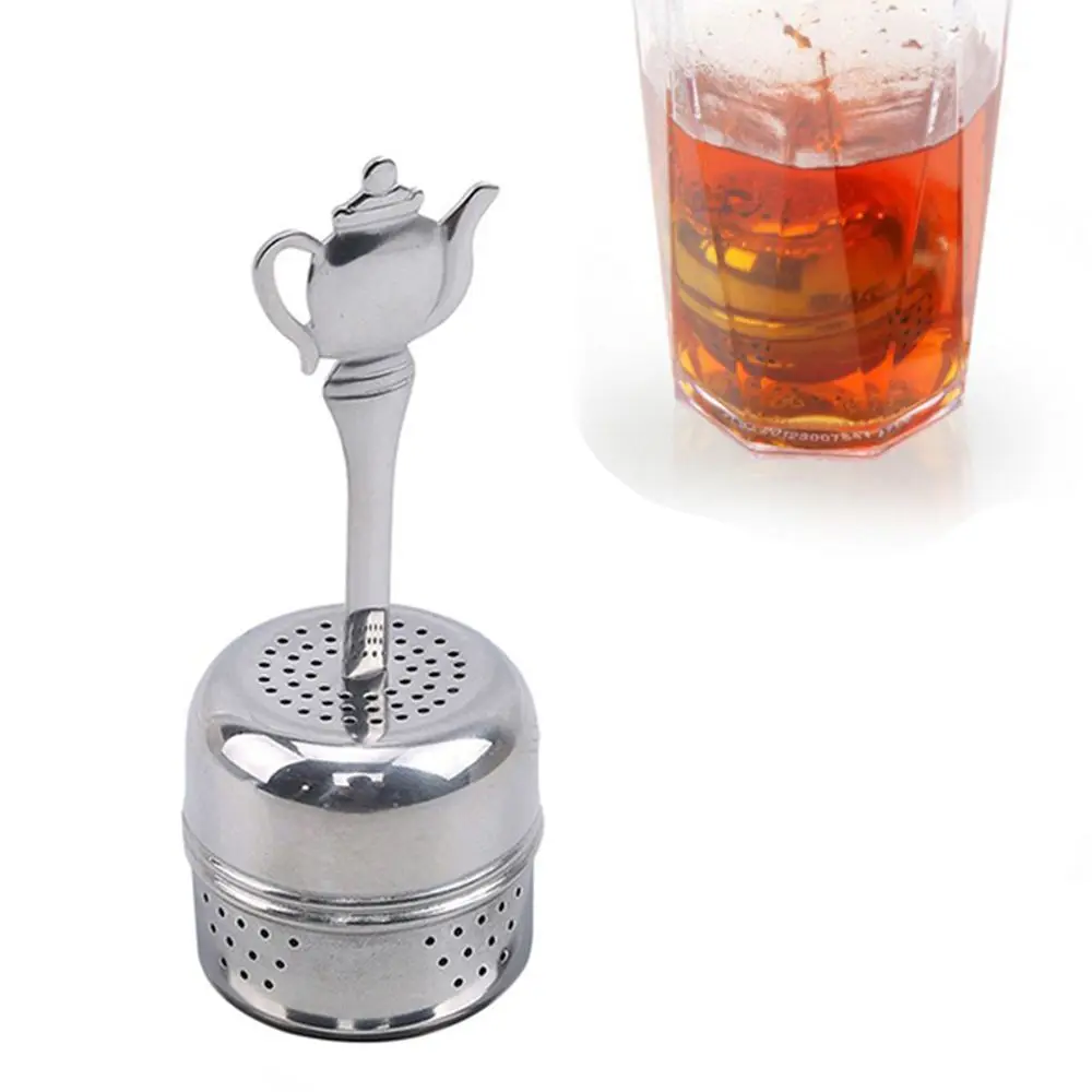

Кухонные аксессуары в форме чайника, шарики для приправ из нержавеющей стали, фильтр, ситечко для чая, заварочный чайник