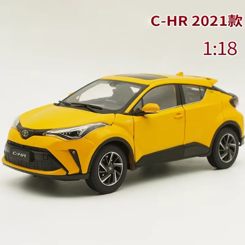오리지널 다이캐스트 1:18 스케일 2021 C-HR 오프로드 차량 합금 자동차 모델(색상 상자 없음) 수집 및 전시 및 선물용
