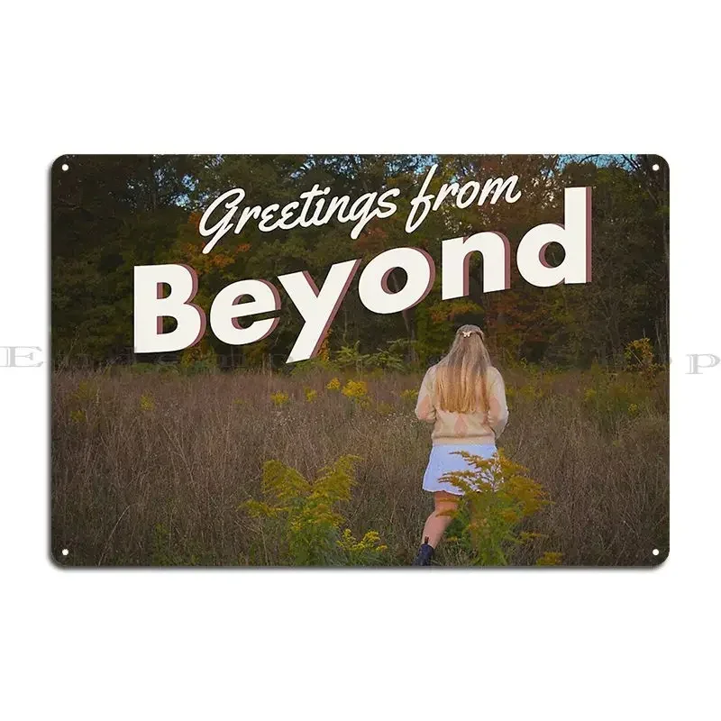 Frail Grounds Postcard Field Metal Signs Plaques Printed Living Room Club Bar Wall Cave Tin Sign Poster