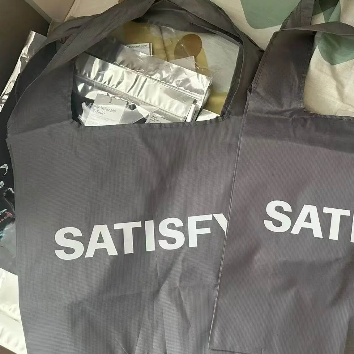 Satisfy minimalist large-capacity foldable shopping bag